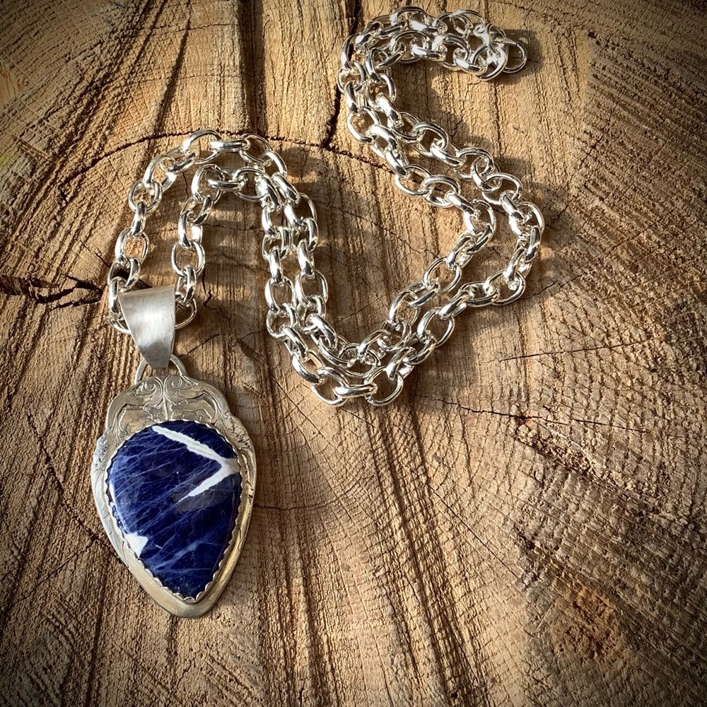Sodalite necklace